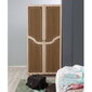 Riidekapp Kalune Design Wardrobe 869 (IV), 90 cm, pruun/tamm hind ja info | Kapid | kaup24.ee