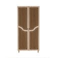 Шкаф Kalune Design Wardrobe 869 (IV), 90 см, коричневый/дуб