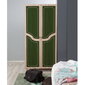 Riidekapp Kalune Design Wardrobe 869 (IV), 90 cm, tamm/tumeroheline цена и информация | Kapid | kaup24.ee