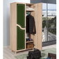 Riidekapp Kalune Design Wardrobe 869 (IV), 90 cm, tamm/tumeroheline цена и информация | Kapid | kaup24.ee
