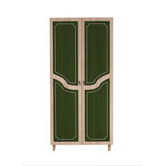 Шкаф Kalune Design Wardrobe 869 (IV), 90 см, дуб/темно-зеленый цена и информация | Шкафы | kaup24.ee