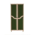 Шкаф Kalune Design Wardrobe 869 (IV), 90 см, дуб/темно-зеленый