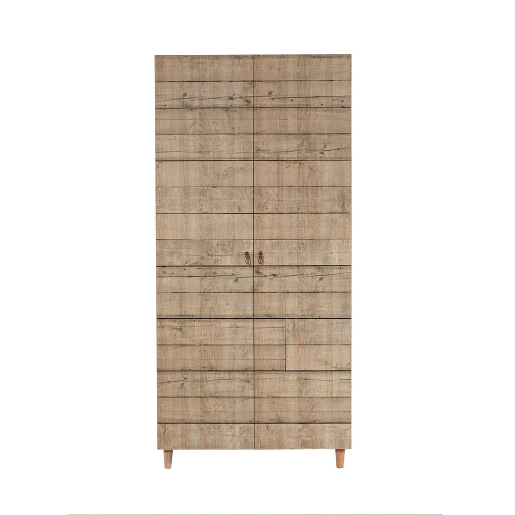 Riidekapp Kalune Design Wardrobe 863 (I), 90 cm, tamm hind ja info | Kapid | kaup24.ee