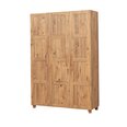 Riidekapp Kalune Design Wardrobe 869 (III), 120 cm, helepruun