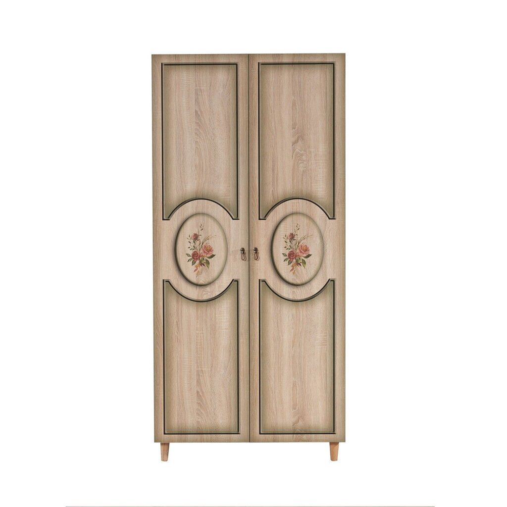 Riidekapp Kalune Design Wardrobe 869 (IV), 90 cm, tamm hind ja info | Kapid | kaup24.ee