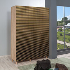 Шкаф Kalune Design Wardrobe 863 (VI), 135 см, дуб/желтый цена и информация | Шкафы | kaup24.ee