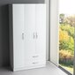 Riidekapp Kalune Design Wardrobe 756, 90 cm, valge цена и информация | Kapid | kaup24.ee