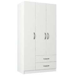 Шкаф Kalune Design Wardrobe 756, 90 см, белый цена и информация | Шкафы | kaup24.ee
