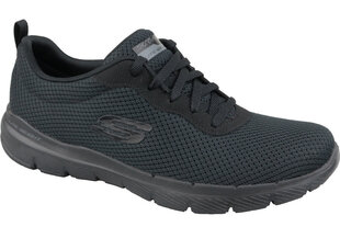 Кеды женские Skechers Flex Appeal 3.0 13070-BBK, черные цена и информация | Спортивная обувь, кроссовки для женщин | kaup24.ee