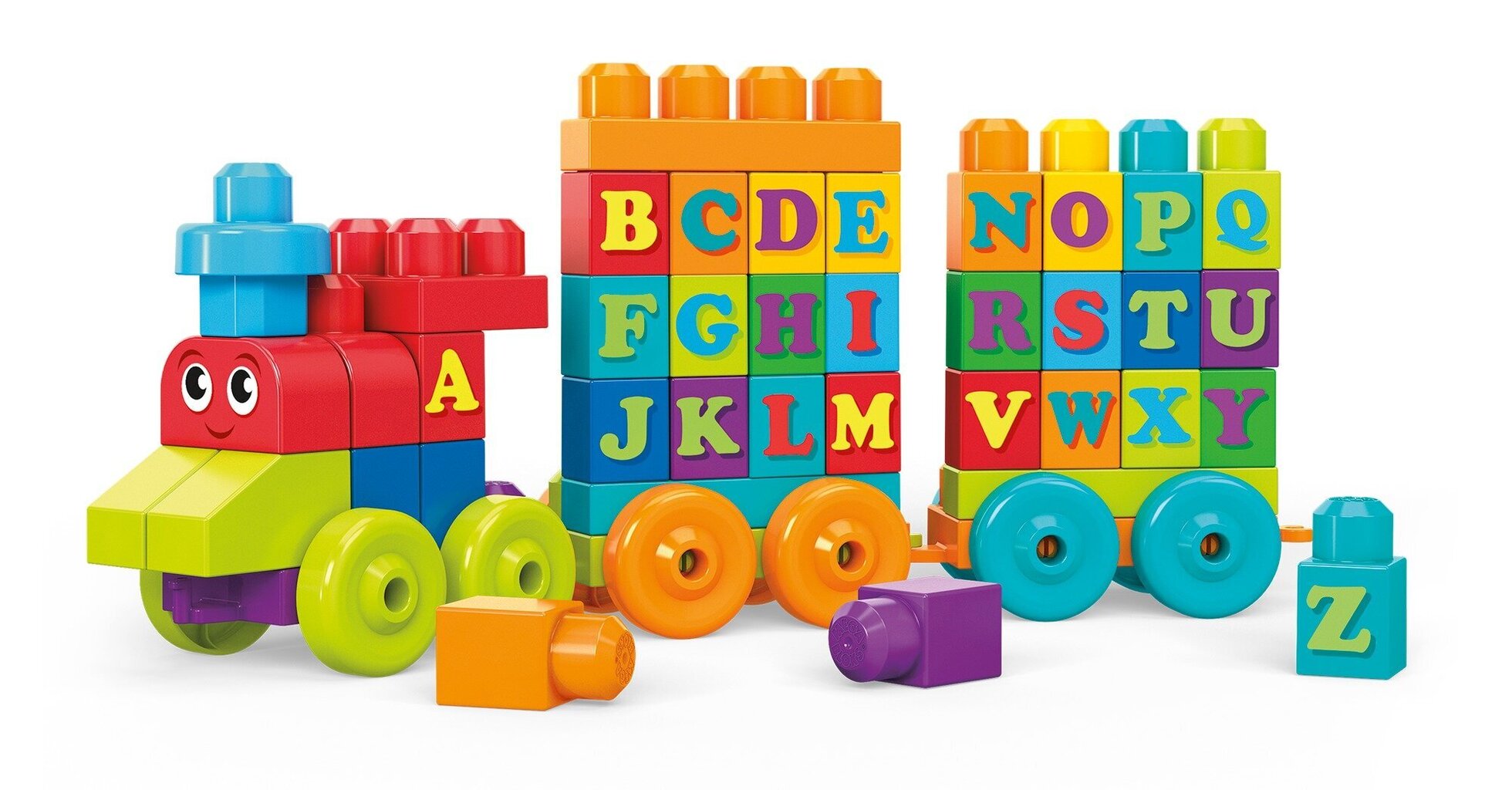 Mega Bloks ABC tähestikurong DXH35 hind ja info | Imikute mänguasjad | kaup24.ee