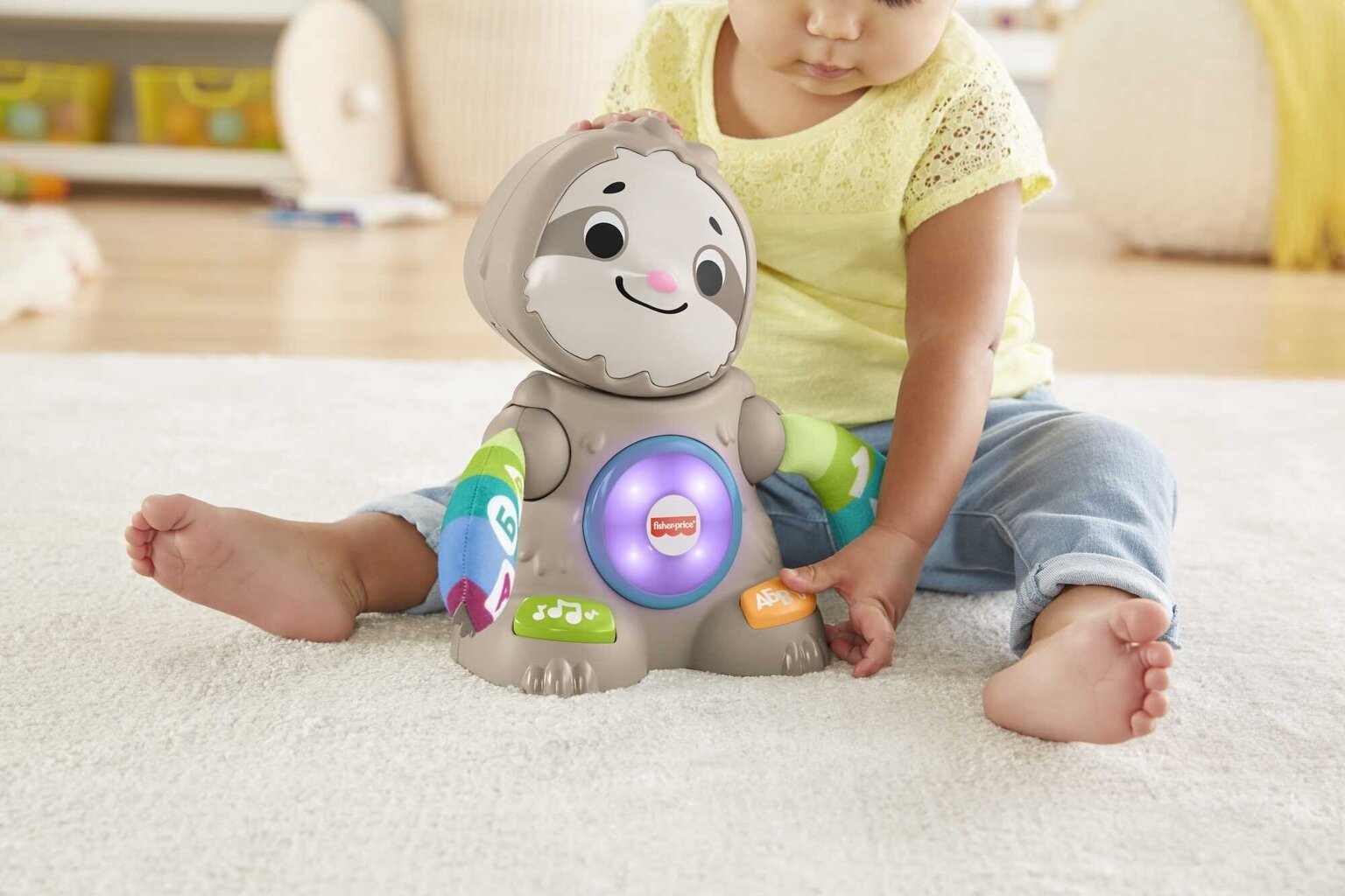 Fisher-Price® Linkimals® lõbus laiskloom GXR59 цена и информация | Imikute mänguasjad | kaup24.ee