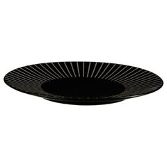 Обеденная тарелка из каменной массы Black sun 27см цена и информация | Посуда, тарелки, обеденные сервизы | kaup24.ee