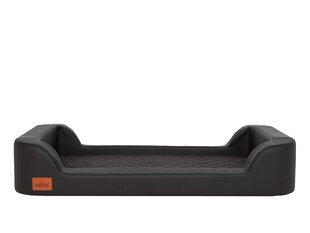 Hobbydog лежак Triumph Black, L, 80x50x18 см цена и информация | Лежаки, домики | kaup24.ee