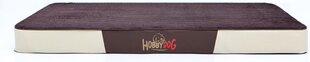 Koera madrats Hobbydog Premium Velvet Brown/Beige, M, 80x54 cm hind ja info | Pesad, padjad | kaup24.ee