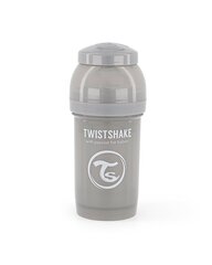 Бутылка Twistshake Anti-Colic, 180 мл, pastel grey цена и информация | Бутылочки и аксессуары | kaup24.ee