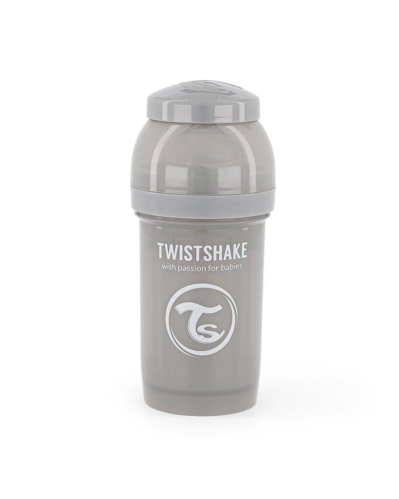Pudel Twistshake Anti Colic, 180 ml, hall hind ja info | Lutipudelid ja aksessuaarid | kaup24.ee