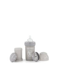 Бутылка Twistshake Anti-Colic, 180 мл, pastel grey цена и информация | Бутылочки и аксессуары | kaup24.ee