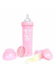 Бутылка Twistshake Anti-Colic, 330 мл, pastel pink цена и информация | Бутылочки и аксессуары | kaup24.ee