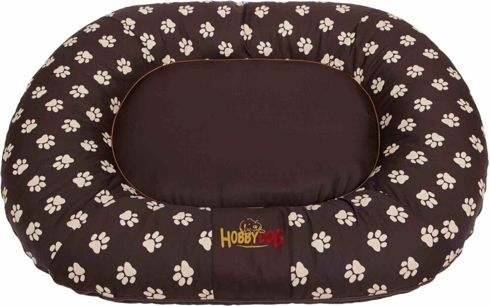 Hobbydog pesa Ponton Prestige, XXXL, Brown Paws, 130x100 cm цена и информация | Pesad, padjad | kaup24.ee