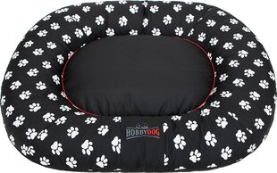 Hobbydog pesa Ponton Prestige, XXXL, Black Paws, 130x100 cm цена и информация | Лежаки, домики | kaup24.ee