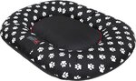 Hobbydog лежак Ponton Prestige, XXXL, Black Paws, 130x100 см