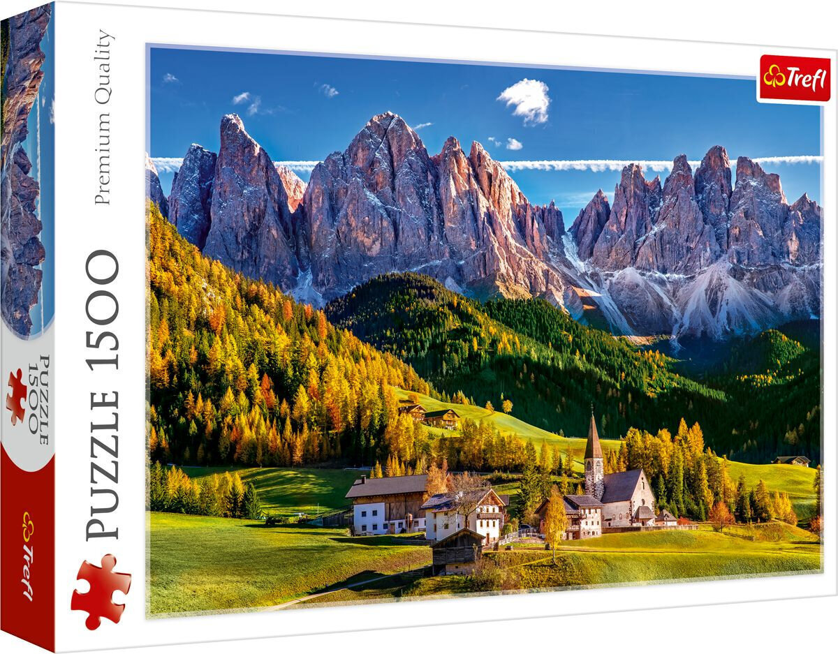 PUSLE 1500 VAL DI FUNES VALLEY, DOLOMITES, ITALY 12478 цена и информация | Pusled | kaup24.ee