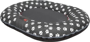 Hobbydog лежак Ponton Prestige, XXL, Grey Paws, 120x100 см цена и информация | Лежаки, домики | kaup24.ee