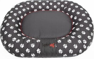 Hobbydog лежак Ponton Prestige, L, Grey Paws, 90x65 см цена и информация | Лежаки, домики | kaup24.ee