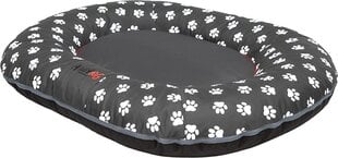 Hobbydog лежак Ponton Prestige, L, Grey Paws, 90x65 см цена и информация | Лежаки, домики | kaup24.ee