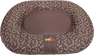 Hobbydog лежак Ponton Prestige, XXXL, Brown Paws, 130x100 см цена и информация | Лежаки, домики | kaup24.ee