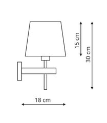 Light Prestige seinavalgusti Tivoli цена и информация | Настенные светильники | kaup24.ee