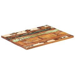 vidaXL ristkülikukujuline lauaplaat 60x80 cm 25–27 mm taastatud puit цена и информация | Столешницы для кухни | kaup24.ee