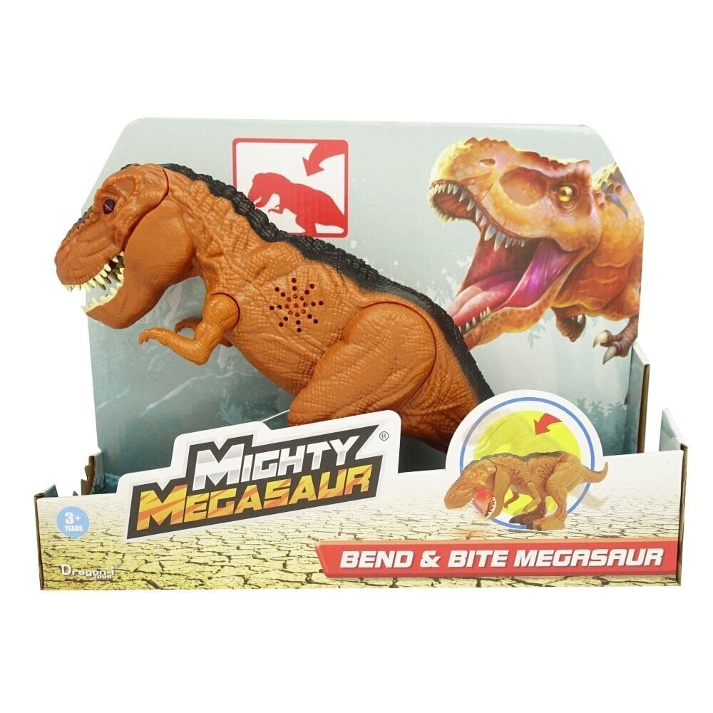 Liikuv ja hammustav dinosaurus Megasaur Mighty T-Rex, 80086 hind ja info | Poiste mänguasjad | kaup24.ee