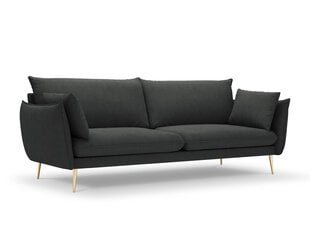 Четырехместный диван Milo Casa Elio, темно-серый/золотой цена и информация | Диваны | kaup24.ee