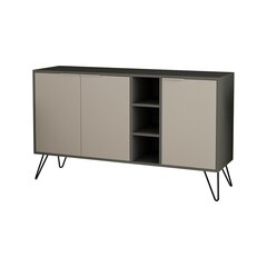 Kummut Kalune Design 855, 142 cm, beež värv/hall цена и информация | Комоды | kaup24.ee