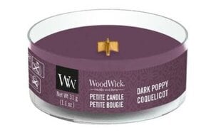 WoodWick lõhnaküünal Dark Poppy Coquelicot 31 g hind ja info | Küünlad, küünlajalad | kaup24.ee