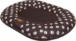 Hobbydog лежак Ponton Prestige, XXL, Brown Paws, 120x100 см цена и информация | Лежаки, домики | kaup24.ee