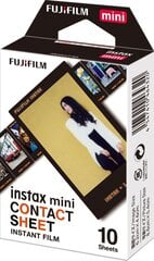 Kiirpildi fotoleht Fujifilm Instax mini Contact Sheet (10pl) hind ja info | Lisatarvikud fotoaparaatidele | kaup24.ee