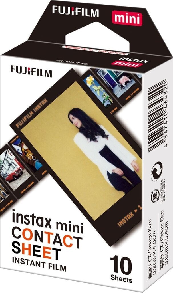 Kiirpildi fotoleht Fujifilm Instax mini Contact Sheet (10pl) цена и информация | Lisatarvikud fotoaparaatidele | kaup24.ee