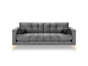 Двухместный диван Cosmopolitan Design Bali, серый/золотой цена и информация | Диваны | kaup24.ee