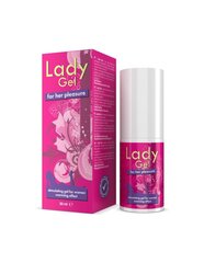 Kliitori stimuleerimise geel "Lady Gel" (soojendav) hind ja info | Lubrikandid | kaup24.ee