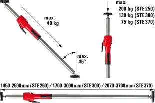 Teleskooptugi Bessey STE 3700 hind ja info | Käsitööriistad | kaup24.ee