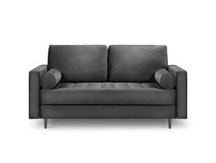 Двухместный диван Milo Casa Santo, темно-серый цена и информация | Диваны | kaup24.ee