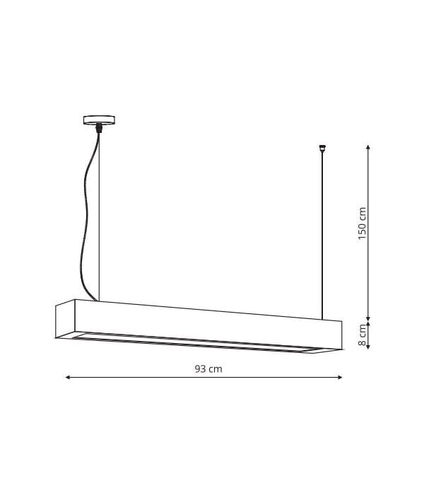 LED laelamp Light Prestige Ibros цена и информация | Rippvalgustid | kaup24.ee