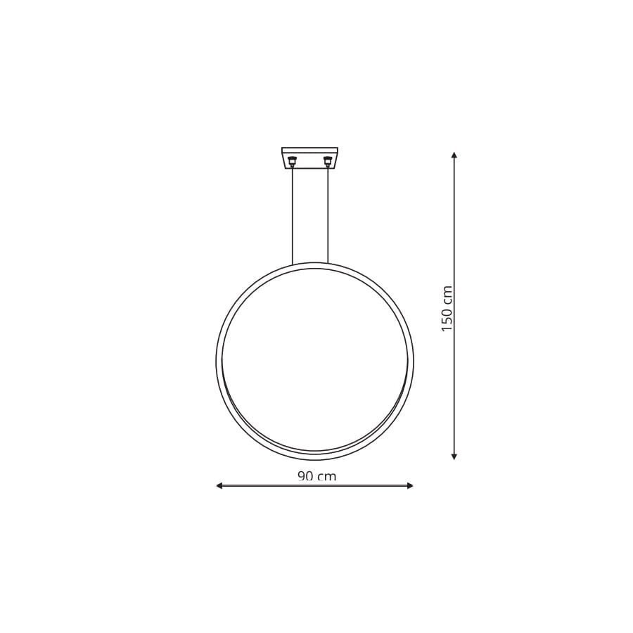 Laelamp Light Prestige Mirror L цена и информация | Rippvalgustid | kaup24.ee