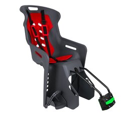 NFUN REAR BIKE SEAT BRIOSO FRAME GRAPHITE-RED NFCSS117 цена и информация | Велокресла | kaup24.ee