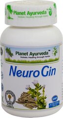 Toidulisand NeuroGin Organic, Planet Ayurveda™, 60 kapslit hind ja info | Vitamiinid, toidulisandid, preparaadid tervise heaoluks | kaup24.ee