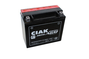 Aku Ciak YTX20-BS 18Ah 12V hind ja info | Mootorrataste akud | kaup24.ee