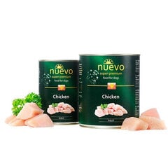 Nuevo Dog Chicken 400g hind ja info | Konservid koertele | kaup24.ee