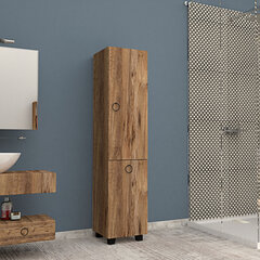 Eraldiseisev vannitoakapp Kalune Design 835, tumepruun цена и информация | Шкафчики для ванной | kaup24.ee